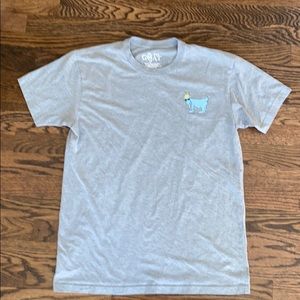 Men’s medium GOAT gray T-shirt